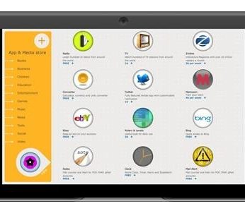 ExoPC Slate posiada interfejs użytkownika przygotowany przez firmę ExoPC