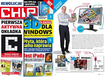CHIP – pierwszy w Polsce magazyn z interaktywną okładką
