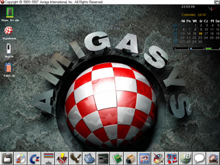 Po instalacji, wirtualna Amiga jest gotowa do pracy.