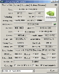 Zrzut z programu GPU-z