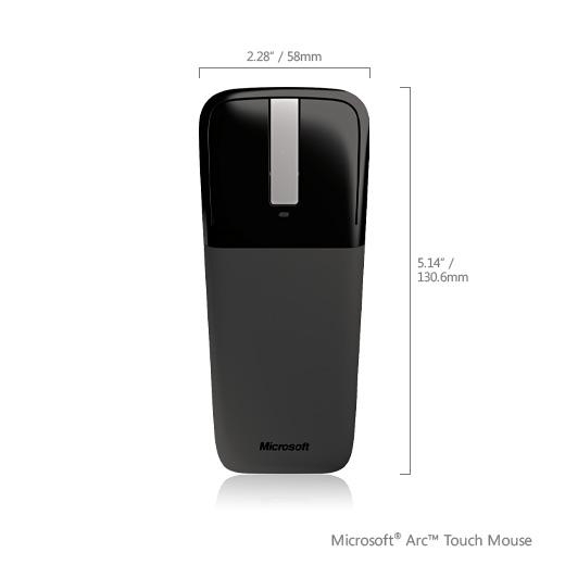 Zmiennokształtna mysz Arc Touch Mouse od Microsoftu