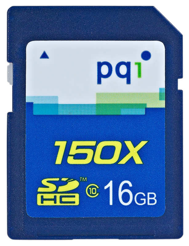 PQI SDHC 16GB 150x class 10