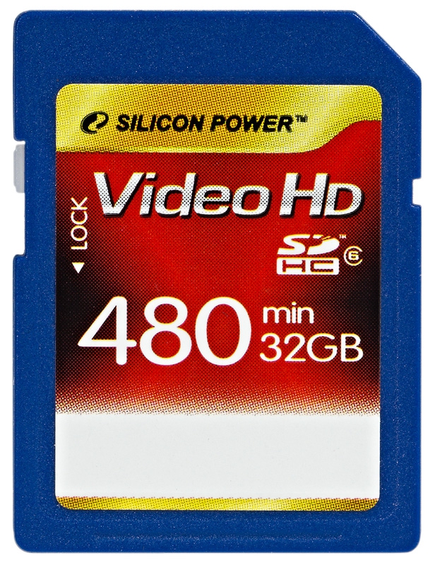 Silicon Power SDHC 32GB Full-HD Video class 6