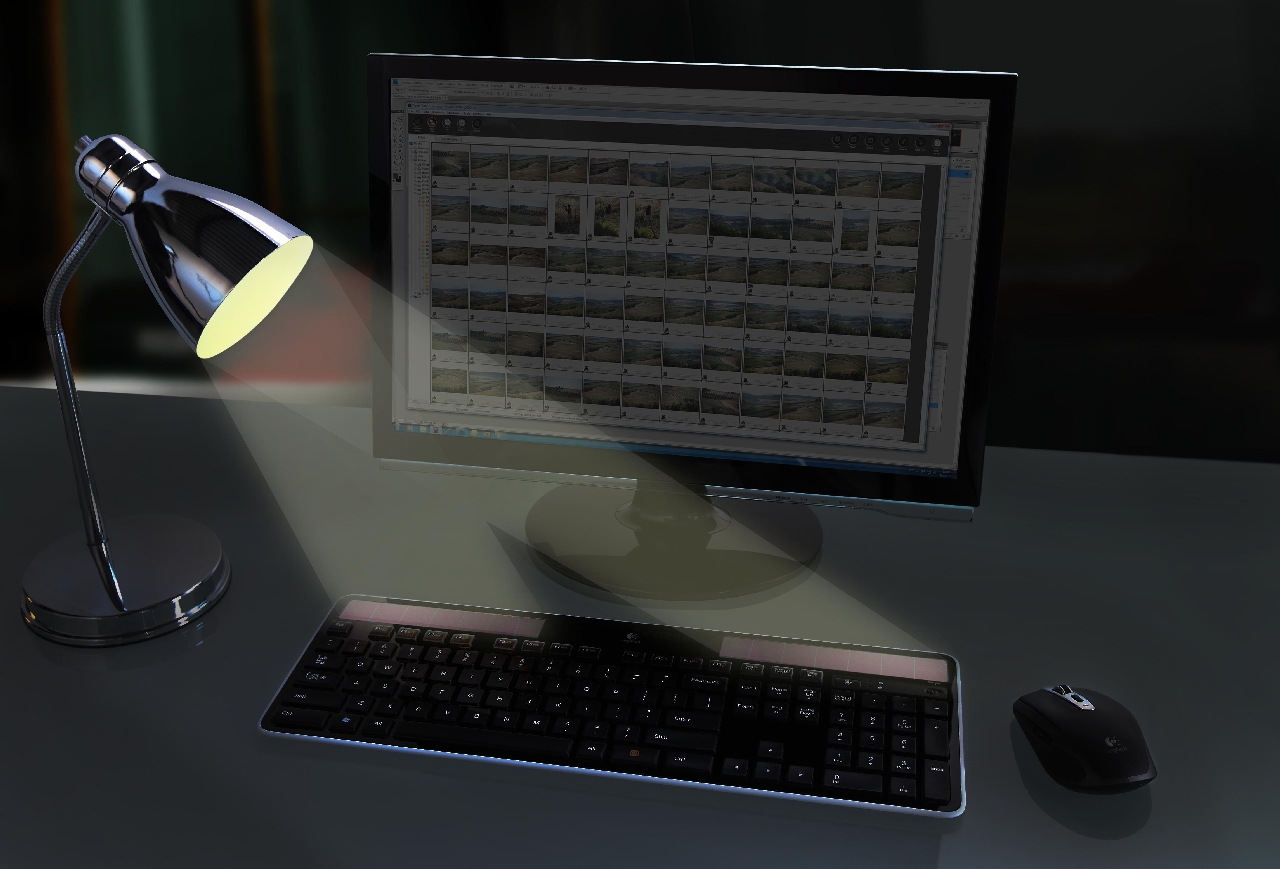 Logitech przedstawia klawiaturę zasilaną światłem