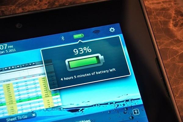 PlayBook z “baterią lepszą od iPada”