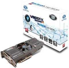 Cena karty Sapphire Radeon HD5870 Vapor-X znacząco spadła po premierze Radeona HD 6970.