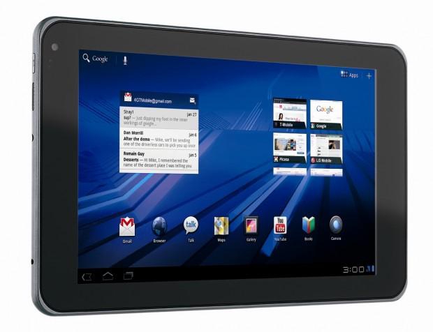 Tablet LG z ekranem HD, Androidem 3.0 i obsługą 3D – już w marcu