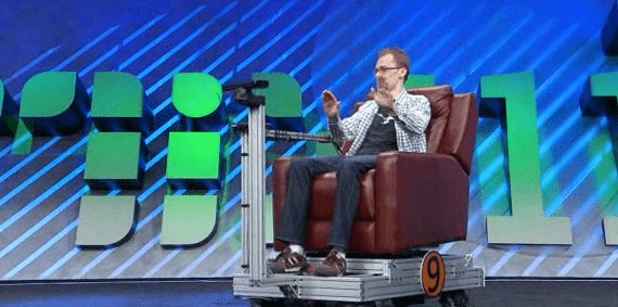 Microsoft pokazuje fotel prowadzony przez kontroler Kinect