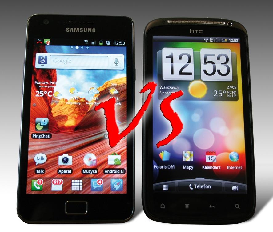 Pojedynek! HTC Sensation kontra Samsung Galaxy S II