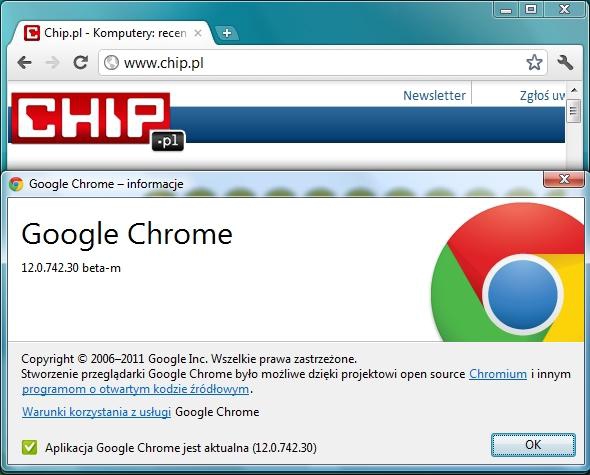 Google Chrome 12 beta