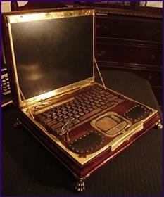 Datamancer steampunk laptop