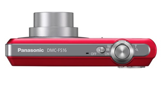 DMC-FS16 jest lekki (119 g) i bardzo cienki (19 mm grubości)