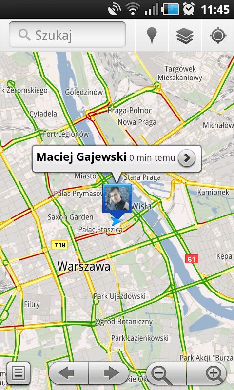 Mapy Google od teraz z informacją o ruchu ulicznym