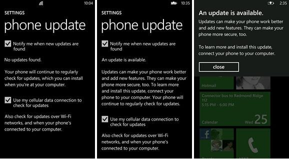 Aktualizacja Windows Phone jest banalna