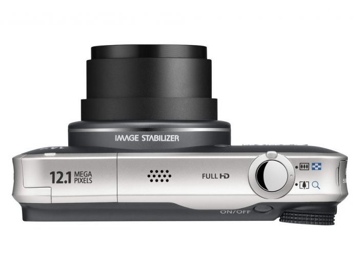 Obiektyw SX220 z 14-krotnym zoomem pokrywa szeroki zakres długości ogniskowej (odpowiednik dla małego obrazka: od 28 do 392 mm). Dopracowany optyczny stabilizator obrazu zapewnia, zwłaszcza w zakresie tele, ostre zdjęcia, niwelując drgania aparatu.