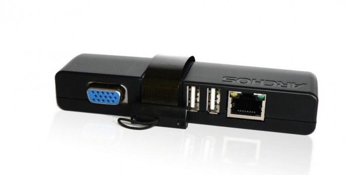 Archos 9 Pctablet: poprzez złącze USB host możemy podłączyć urządzenia USB, 
