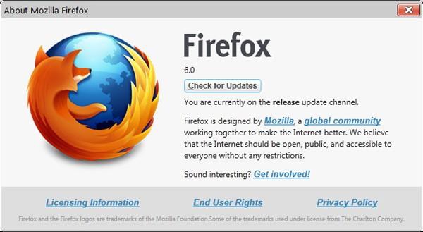 Firefox 6 już jest - gotowy do pobrania!
