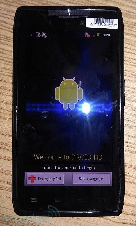 Nowy smartfon Motoroli z Androidem 2.3 Gingerbread