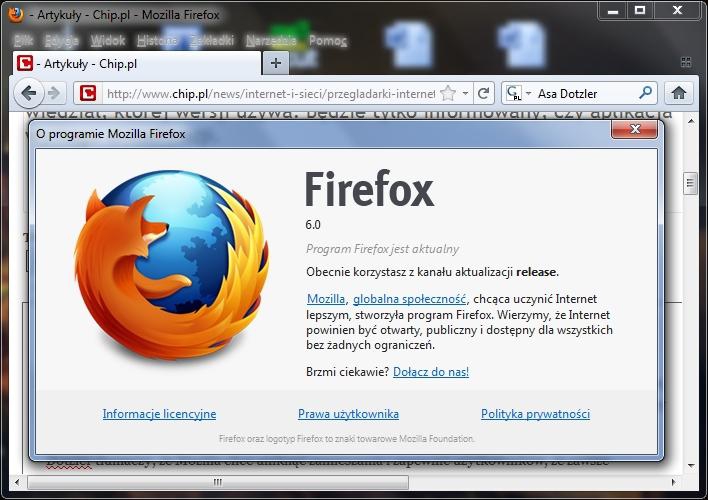 Mozilla usunie numerki wydań z przeglądarki Firefox
