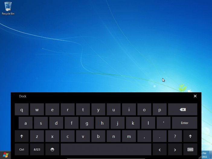 Touch keyboard – obsługa myszką to żadna przyjemność