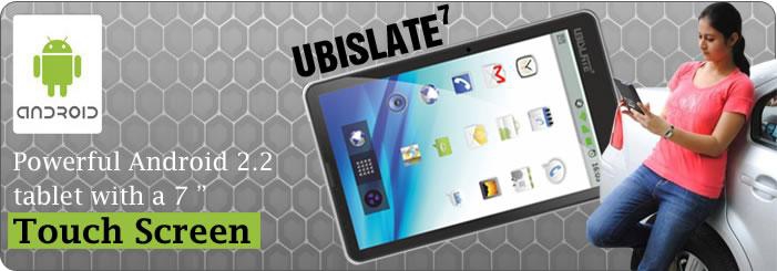 Ubislate7 opiera się na systemie Android 2.2 Froyo