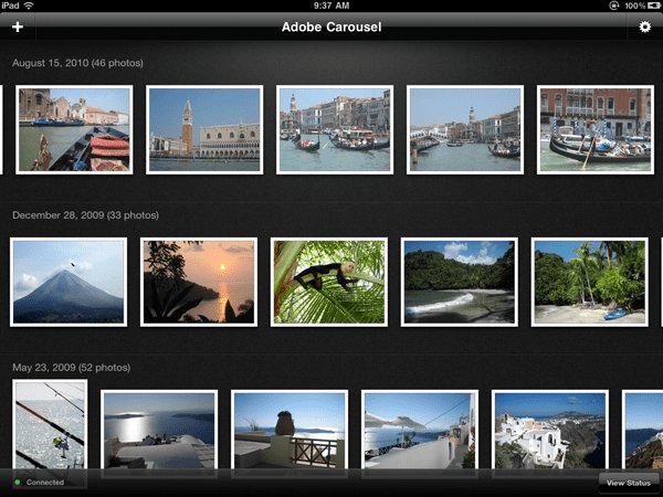 Adobe Carousel dostępne w iTunes App Store i Mac App Store