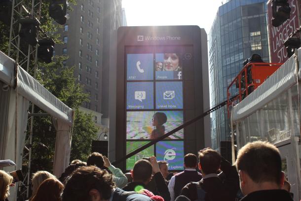 Windows Phone 'straszy' w Nowym Jorku