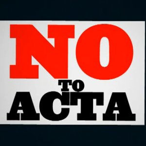 'No to ACTA!'