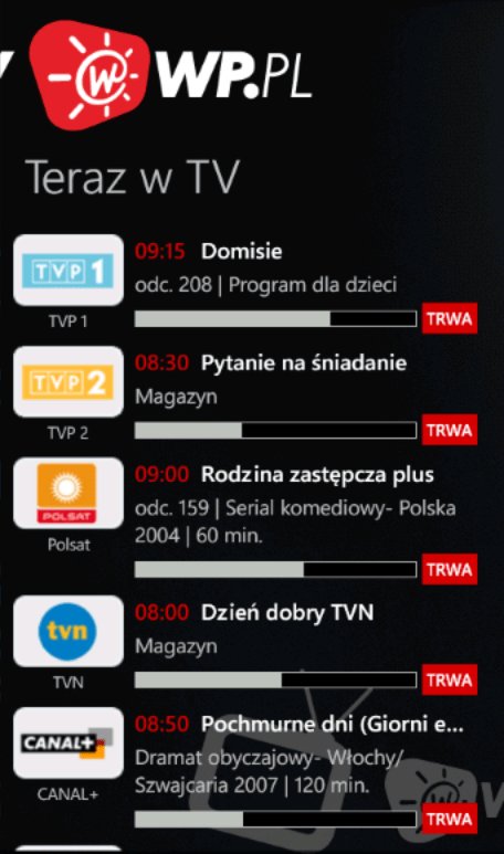 Wygodny program telewizyjny dla Windows Phone’ów