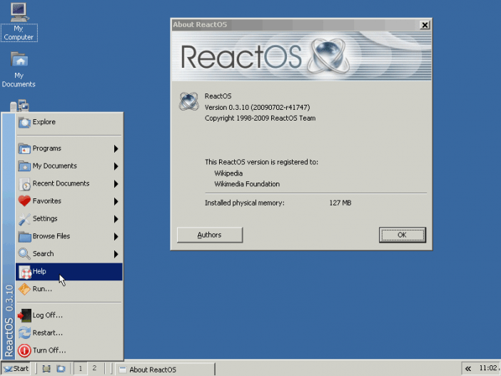 ReactOS 0.3.10
