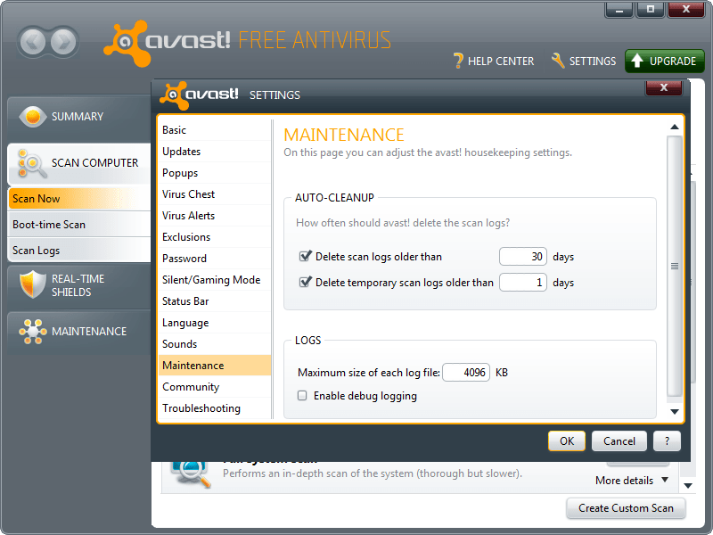 Avast! Free Antivirus 7.0.1426