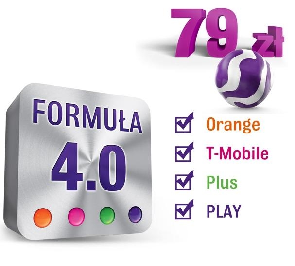 Play Formuła 4.0, czyli nielimitowane minuty i sms-y do wszystkich Sieci za 79 złotych