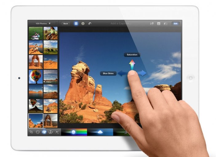 Nowy iPad 3: nowa wersja oferuje lepszą wydajność, która w praktyce przydaje się podczas obróbki obrazu.