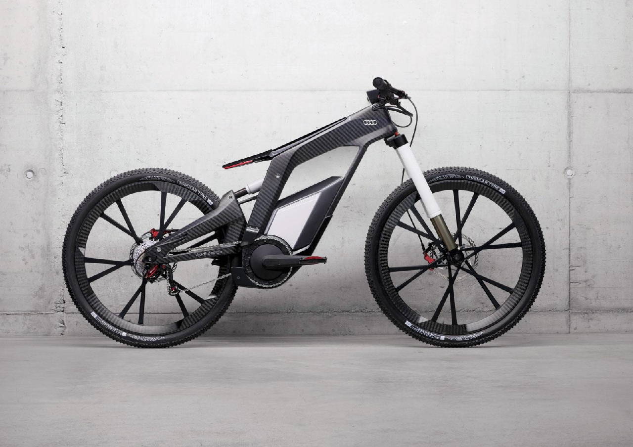 E-rower od Audi. Włókno węglowe, maksymalna prędkość 80 km/h, wbudowane Wi-Fi