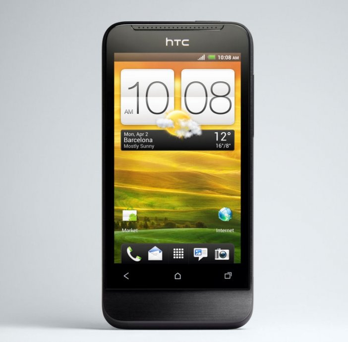 HTC One V: telefon z zagiętą obudową.