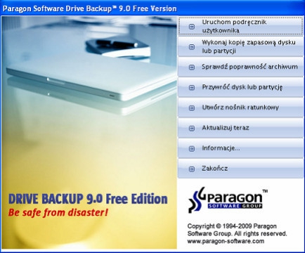 Drive Backup 9.0 Free Edition