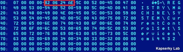 Fragment kodu robaka Duqu zawierający datę 24 czerwca 1982 r.
