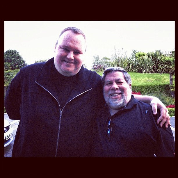 Kim Dotcom i Steve Wozniak