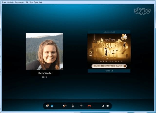 Tak będą wyglądały reklamy w Skype