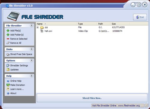 File Shredder 2.50