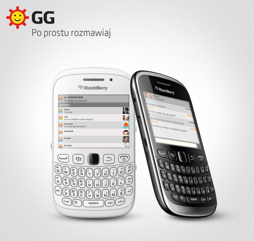 GG po raz pierwszy na BlackBerry