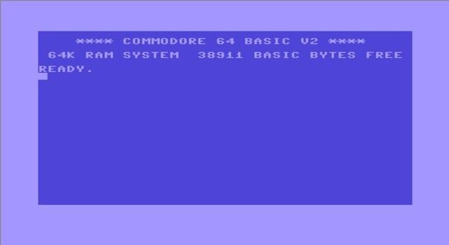 System operacyjny w C64 był... prosty