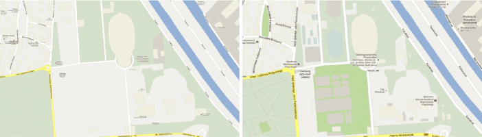 Region wokół Stadionu Olimpijskiego we Wrocławiu nabiera życia dzięki Kreatorowi Map Google 