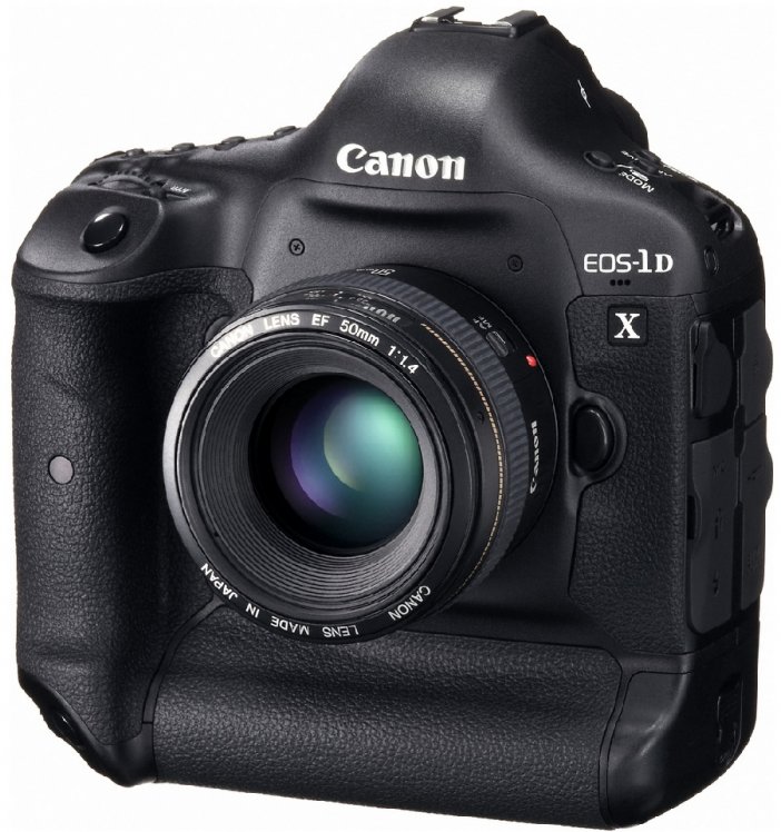 Canon EOS 1D X: Profesjonalna lustrzanka z pełnoformatową matrycą o rozdzielczości 18 megapikseli.