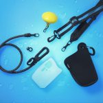 Dodatkowe akcesoria dają pewność, że D20 nie utonie podczas nurkowania.