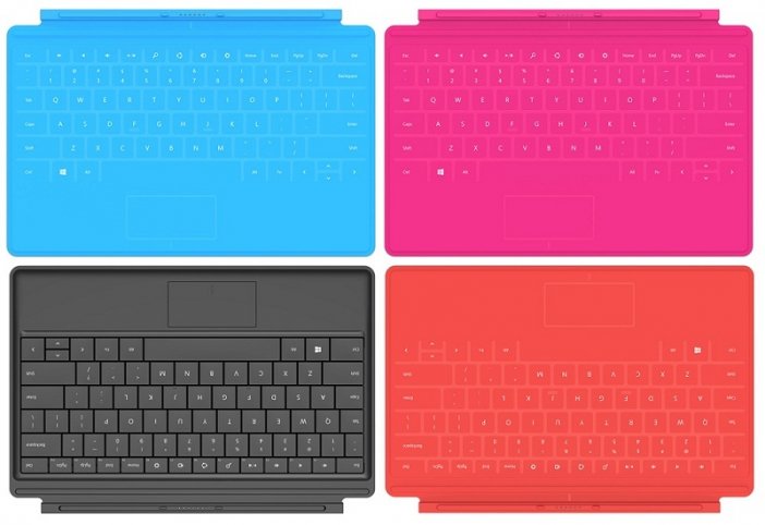 Microsoft Surface RT: wygodniejszy dzięki doczepianym klawiaturom dostępnym w kilku wersjach kolorystycznych.