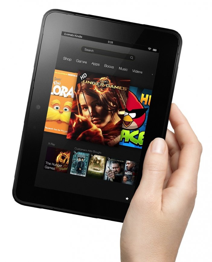 Amazon Kindle Fire HD: świetnie dopracowany, dobry wyświetlacz.