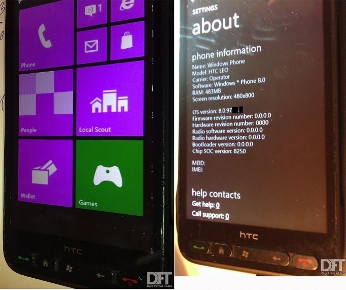 HTC HD2 z nieoficjalnym portem Windows Phone 8