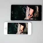 Porównanie ekranów: Wyświetlacz Xperii Z nie musi obawiać się również porównania z iPhonem 5.