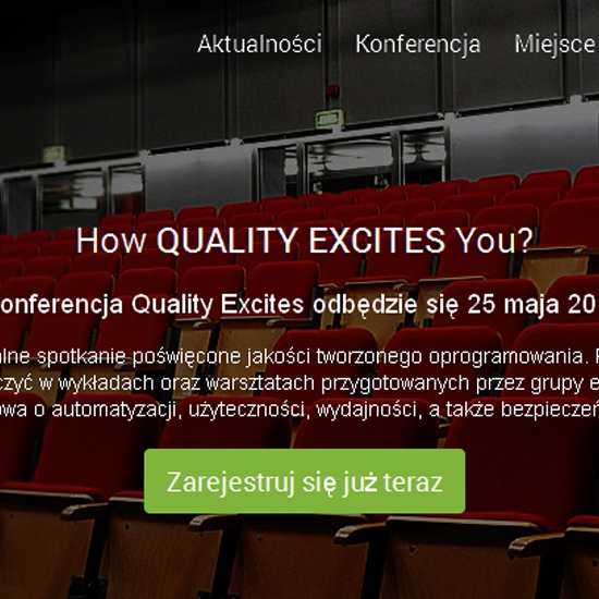 Druga edycja konferencji Quality Excites